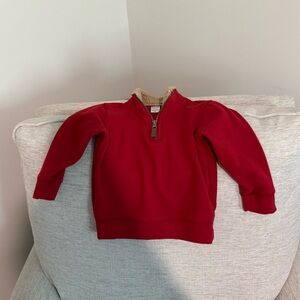 Carter's Red Quarter-Zip Sweatshirt